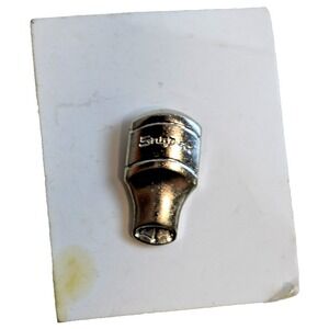 Snap-on Tools Socket Lapel Hat Pin Mechanic USA Silver Tone Collectible